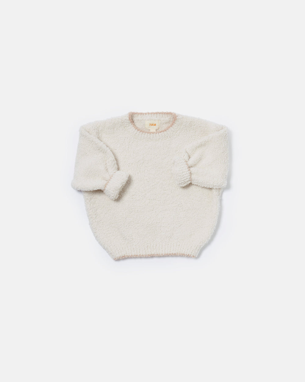 Fuzzy Boxy Sweater - Ecru