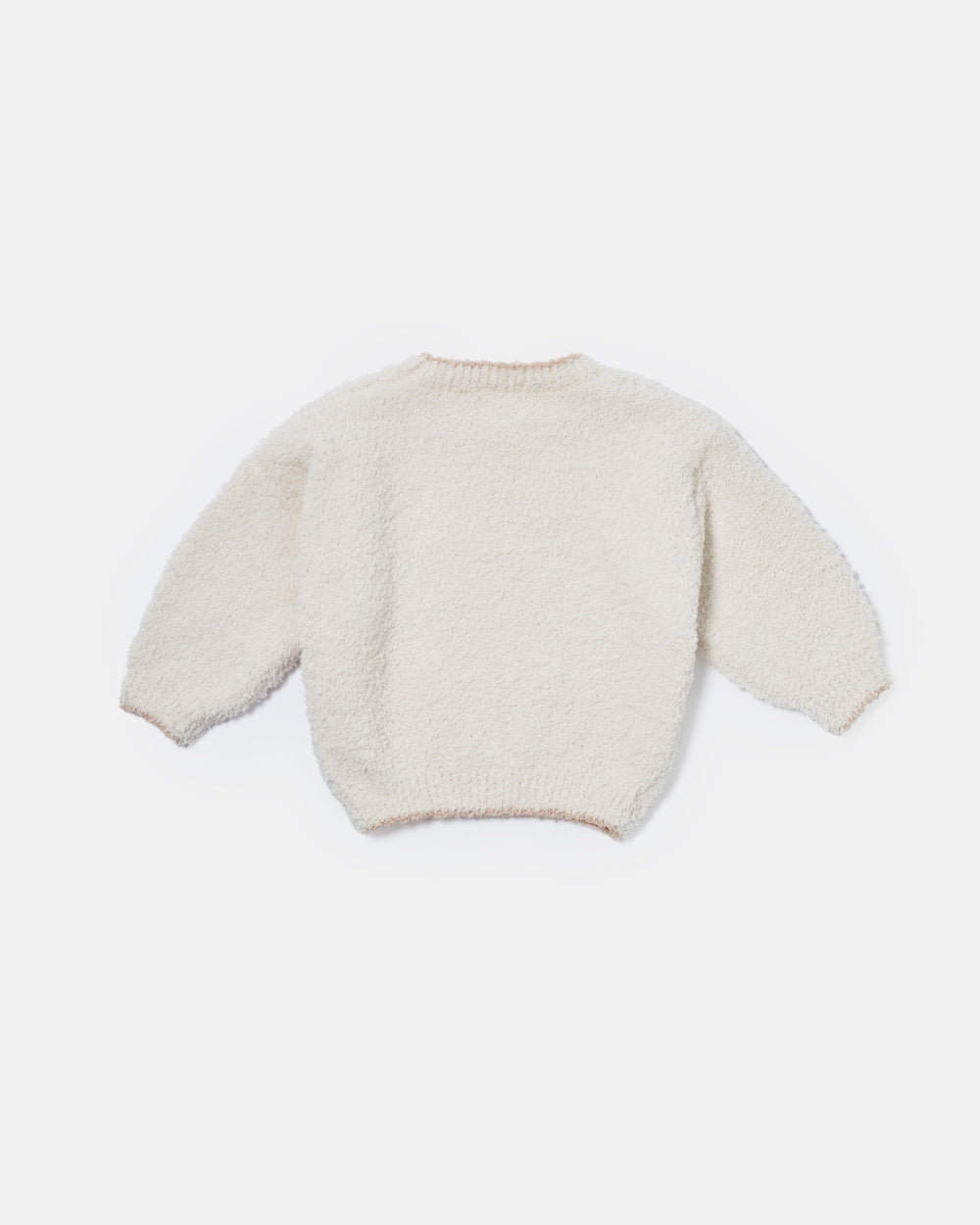 Fuzzy Boxy Sweater - Ecru