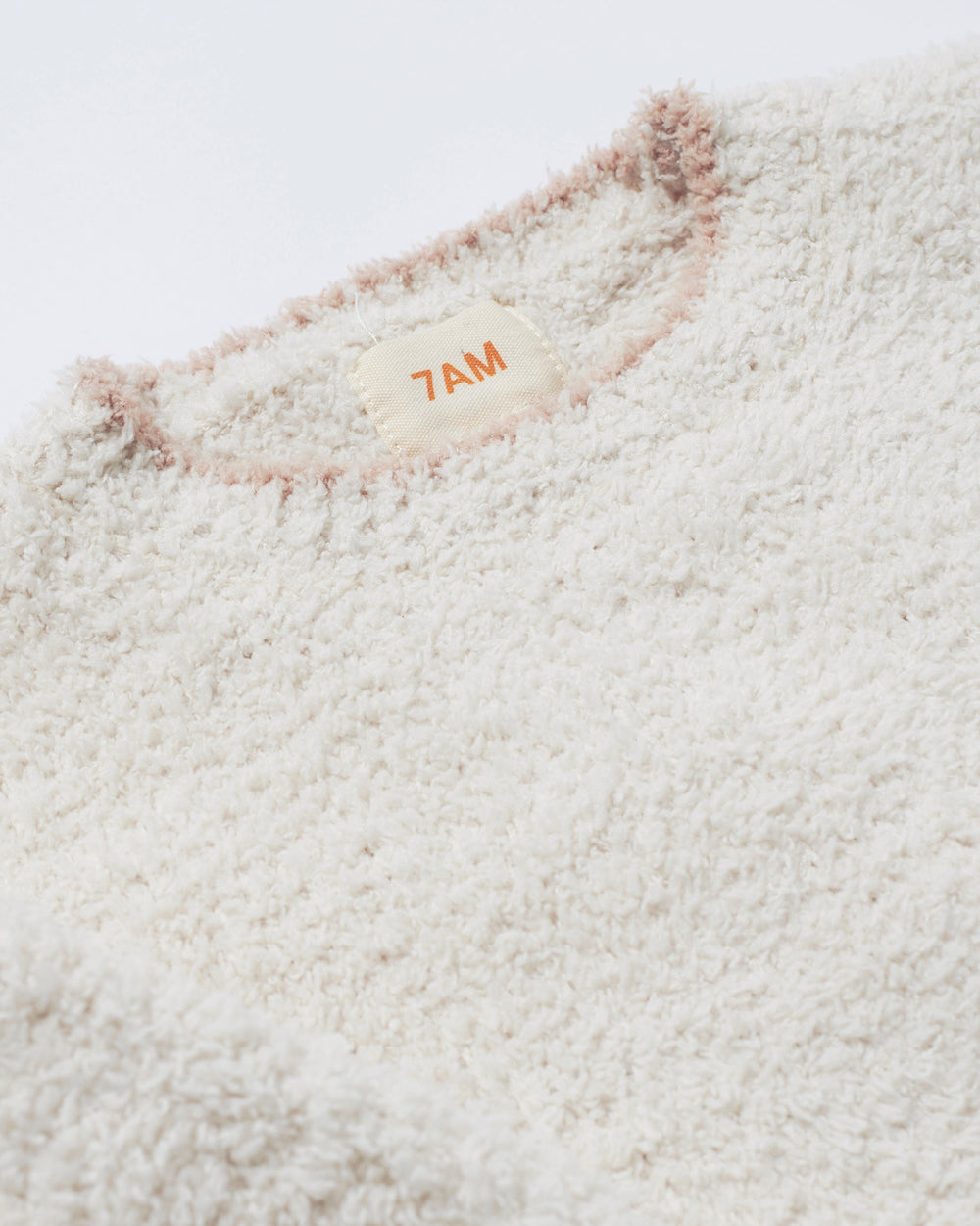 Fuzzy Boxy Sweater - Ecru