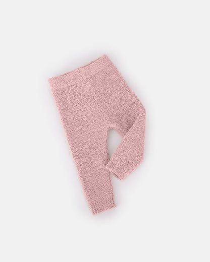 Fuzzy Leggings - Ash Rose