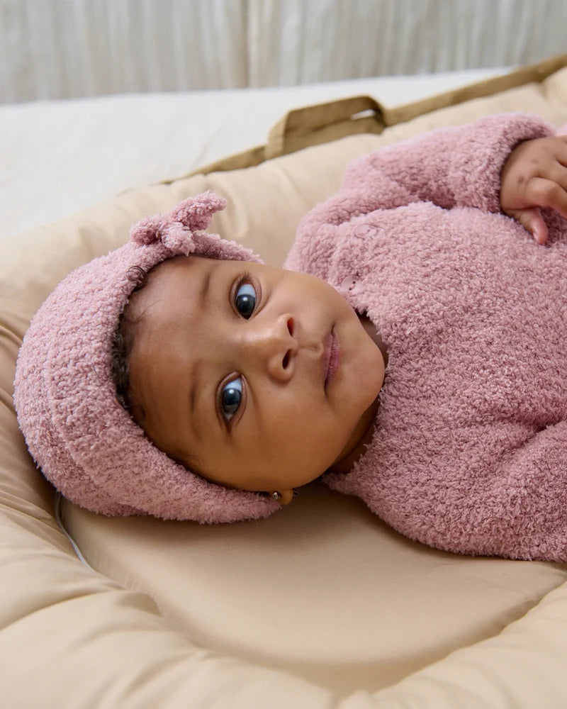 Fuzzy Infant Set Ash Rose