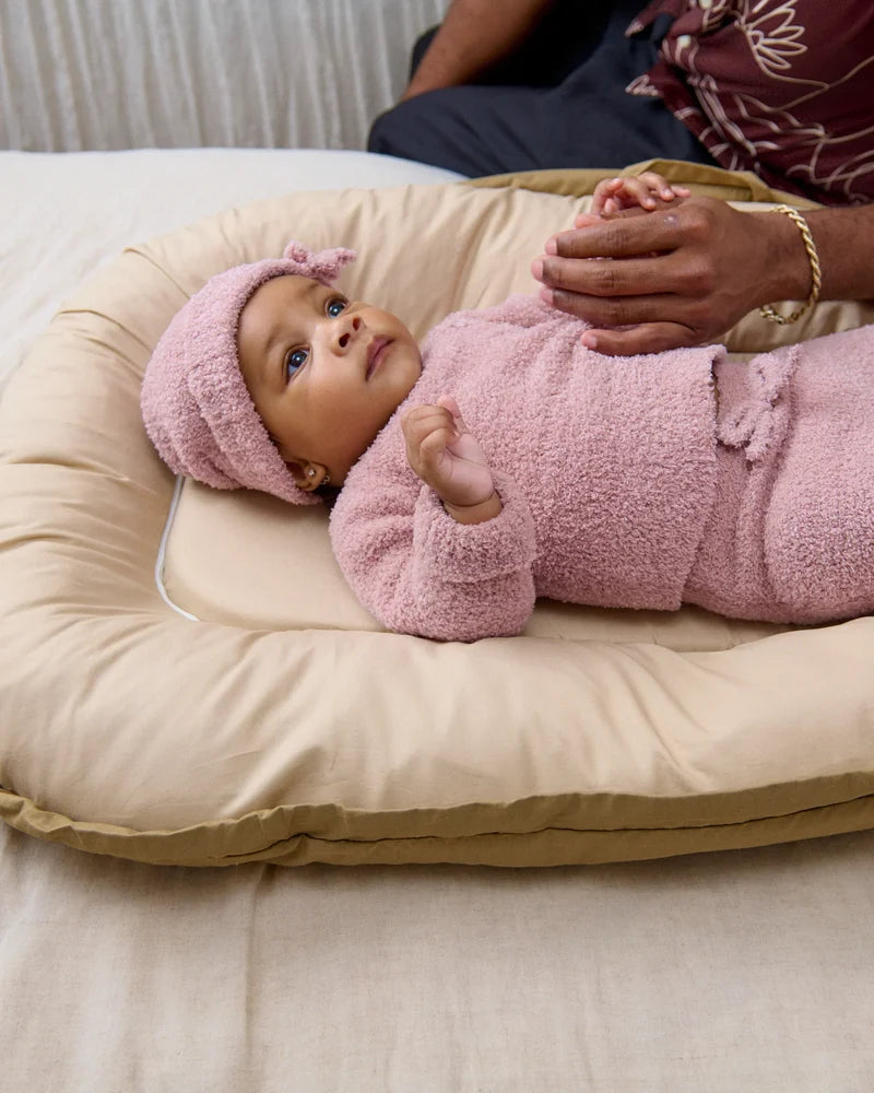 Fuzzy Infant Set Ash Rose