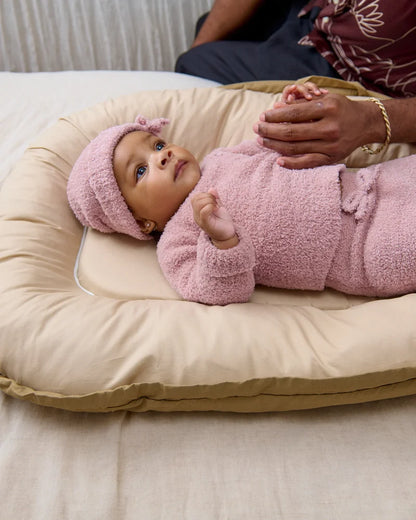 Fuzzy Infant Set Ash Rose