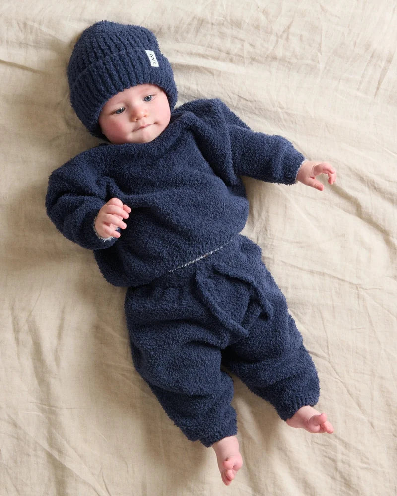 Fuzzy Lounge Pants Navy