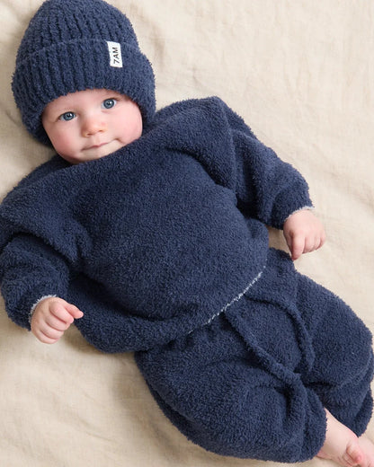 Fuzzy Lounge Pants Navy