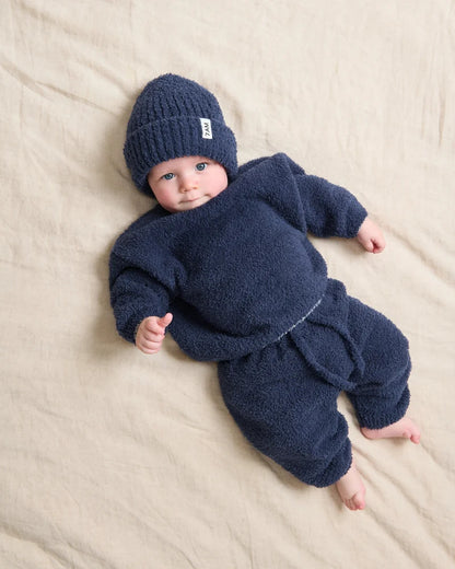 Fuzzy Boxy Sweater Navy