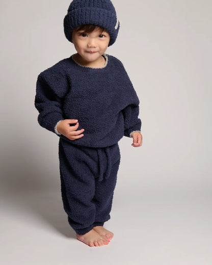 Fuzzy Boxy Sweater Navy