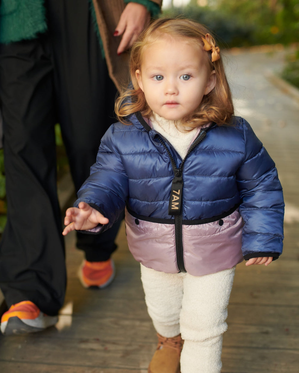 Roll Me Puffer - Mystic Blue Lilac