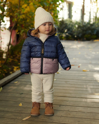 Roll Me Puffer - Mystic Blue Lilac