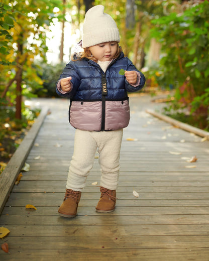 Roll Me Puffer - Mystic Blue Lilac