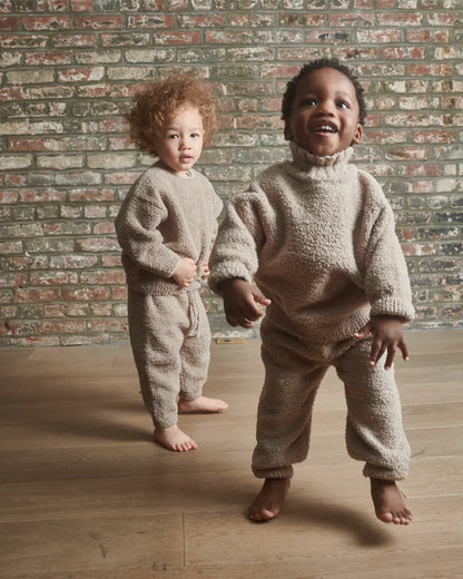 Fuzzy Lounge Pants Taupe