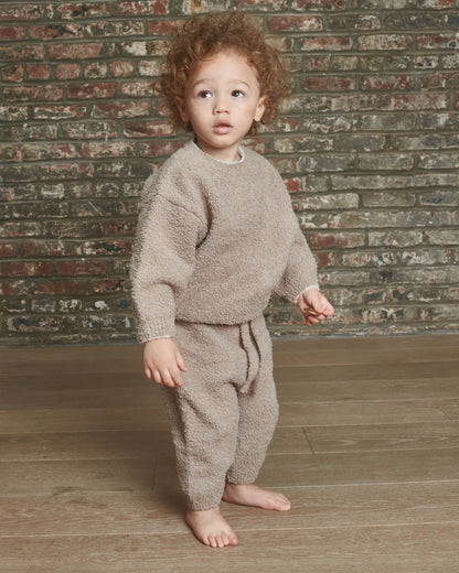 Fuzzy Boxy Sweater - Taupe