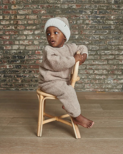 Fuzzy Lounge Pants Taupe