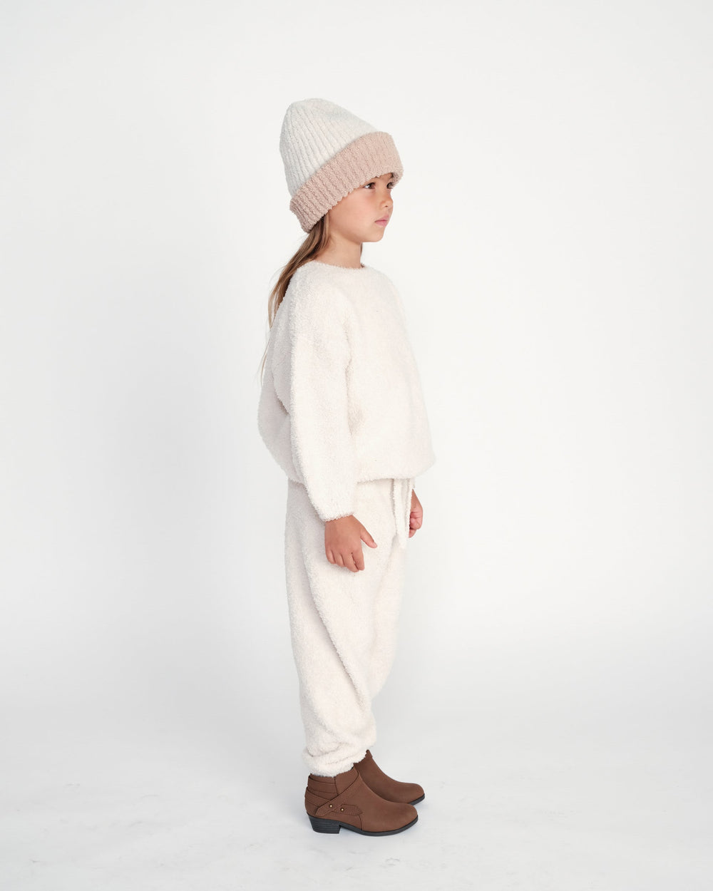 Fuzzy Boxy Sweater - Ecru