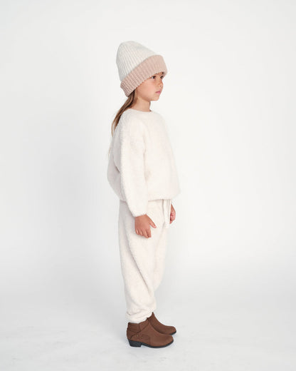 Fuzzy Boxy Sweater - Ecru