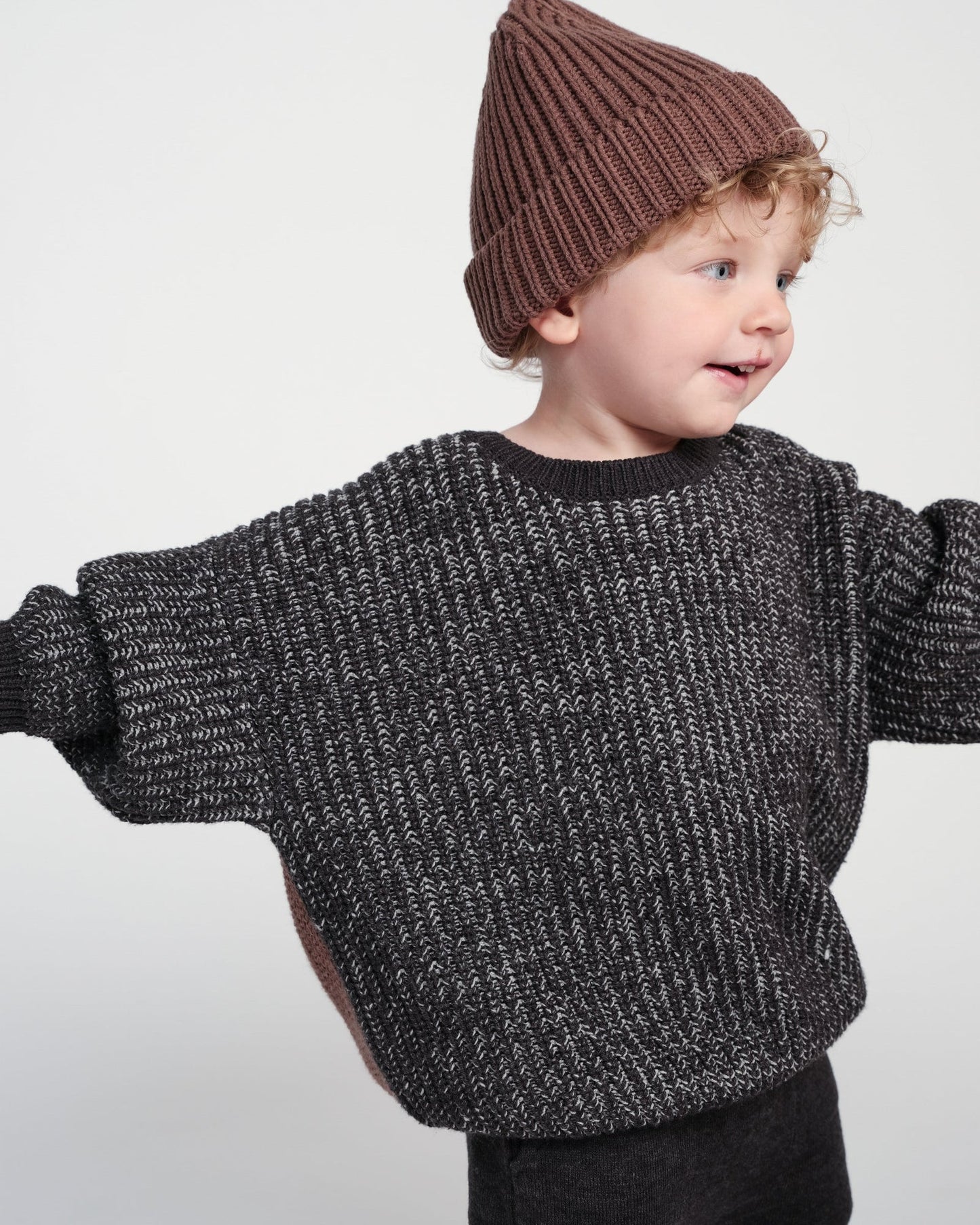 Chunky Beanie - Brown