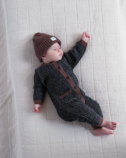Chunky Beanie - Brown