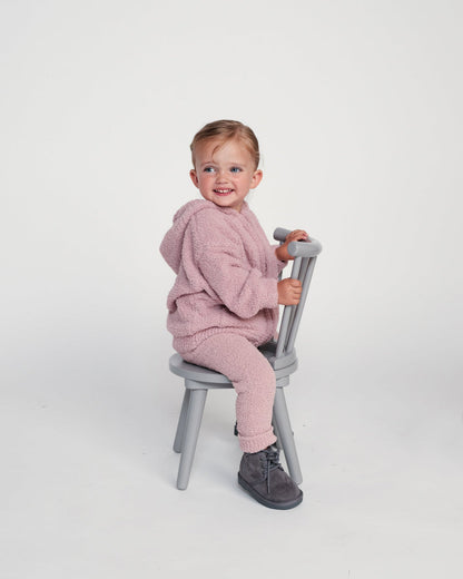 Fuzzy Leggings - Ash Rose