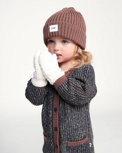 Fuzzy Mittens Ash Rose