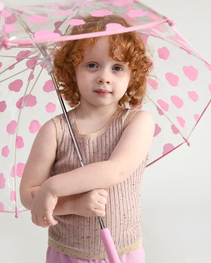 Tula Kid's Umbrella - Rainy Trees Pink