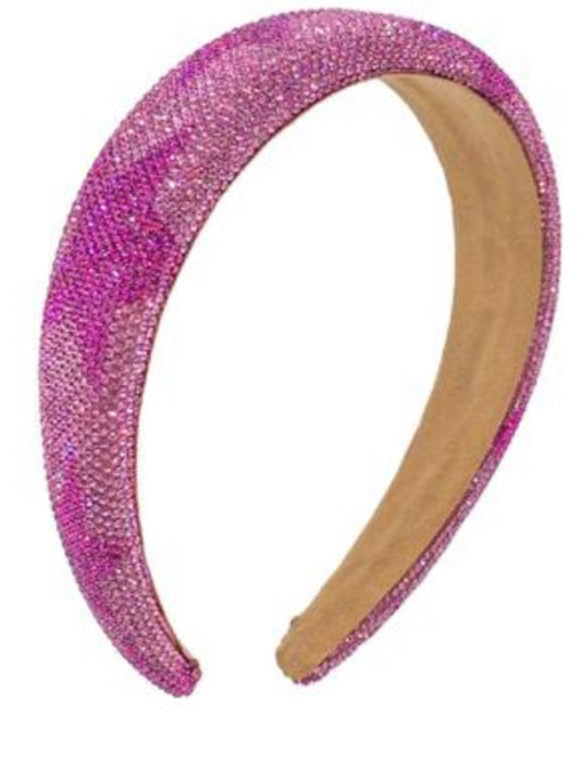 PINK/ FUCHSIA CRYSTALIZED STAR HEADBAND