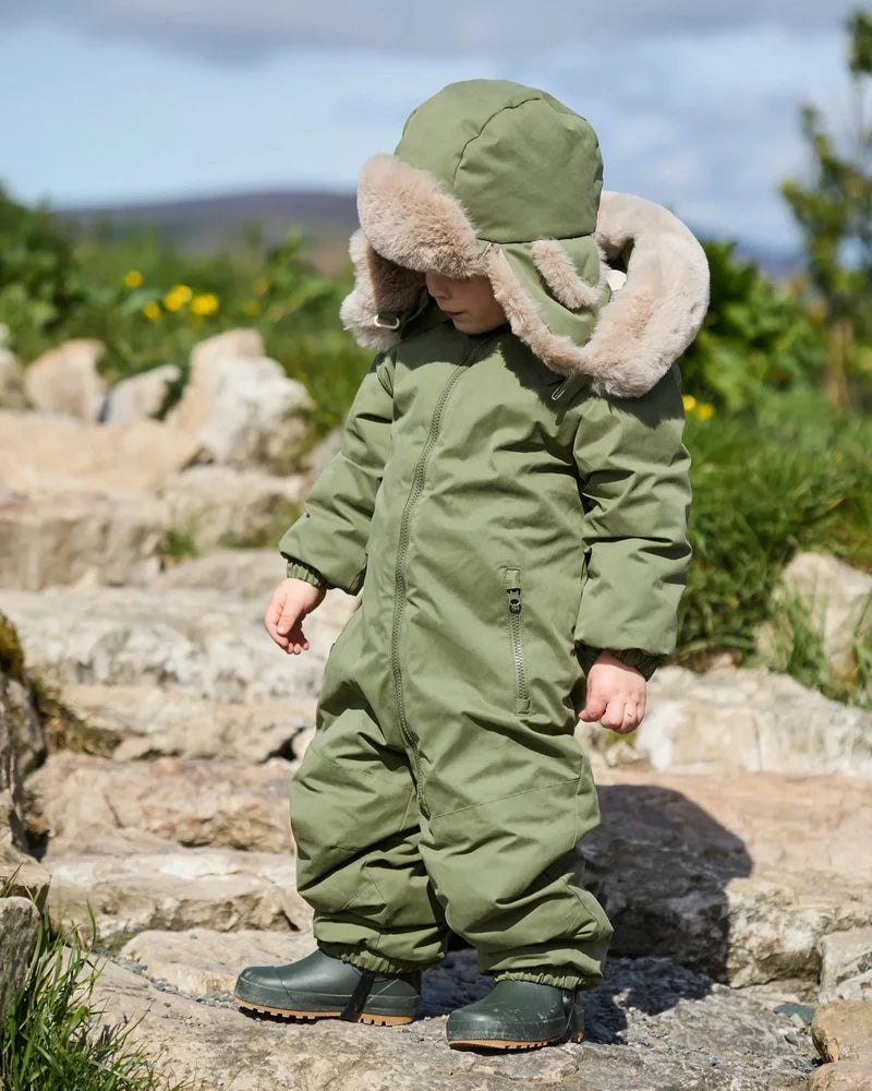 The Chapka Hat Helsinki Woodland Greige Faux Fur