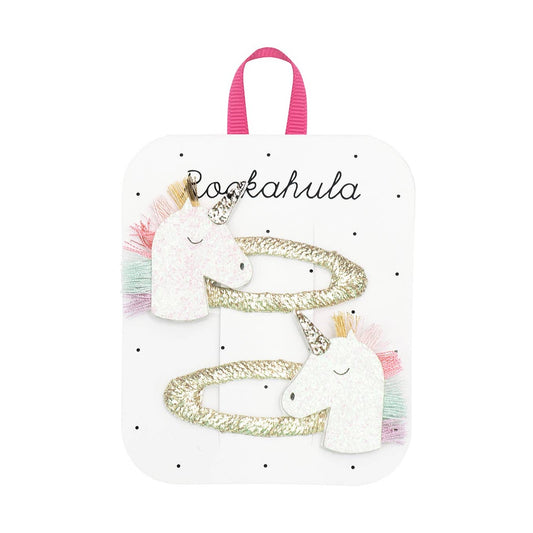 Rainbow Unicorn Clips