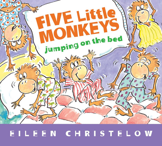 Five Little Monkeys Jumping on the Bed Padded Board Book (A Five Little Monkeys Story)