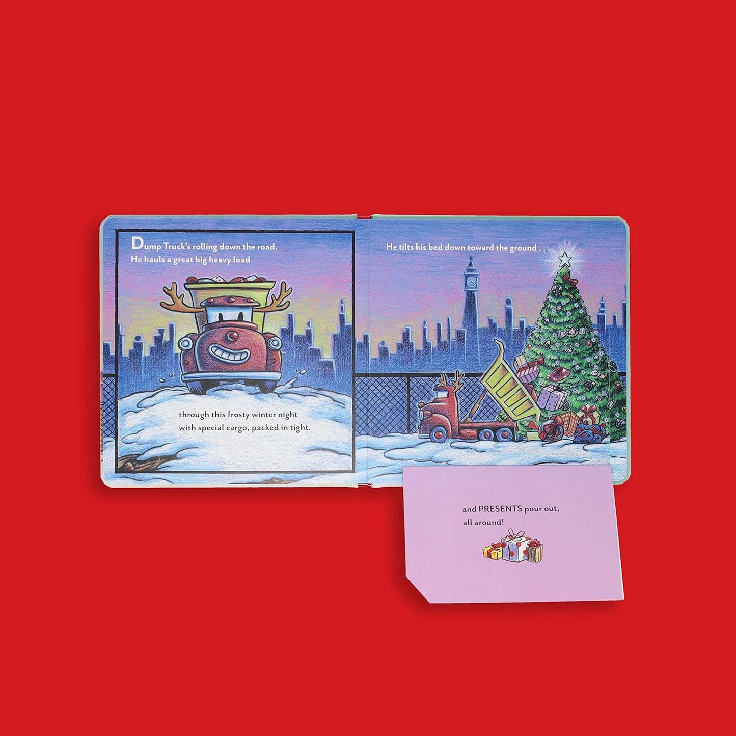 Construction Site Merry and Bright: A Christmas Lift-the-Flap Book