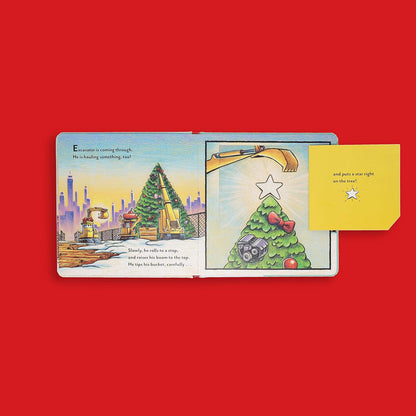 Construction Site Merry and Bright: A Christmas Lift-the-Flap Book