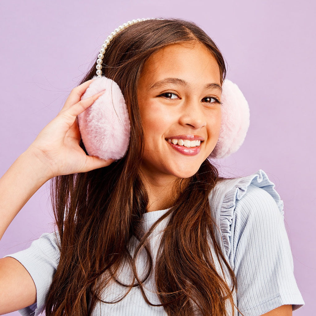 Pink Pearl Earmuffs