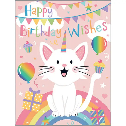 Kitty Birthday Card