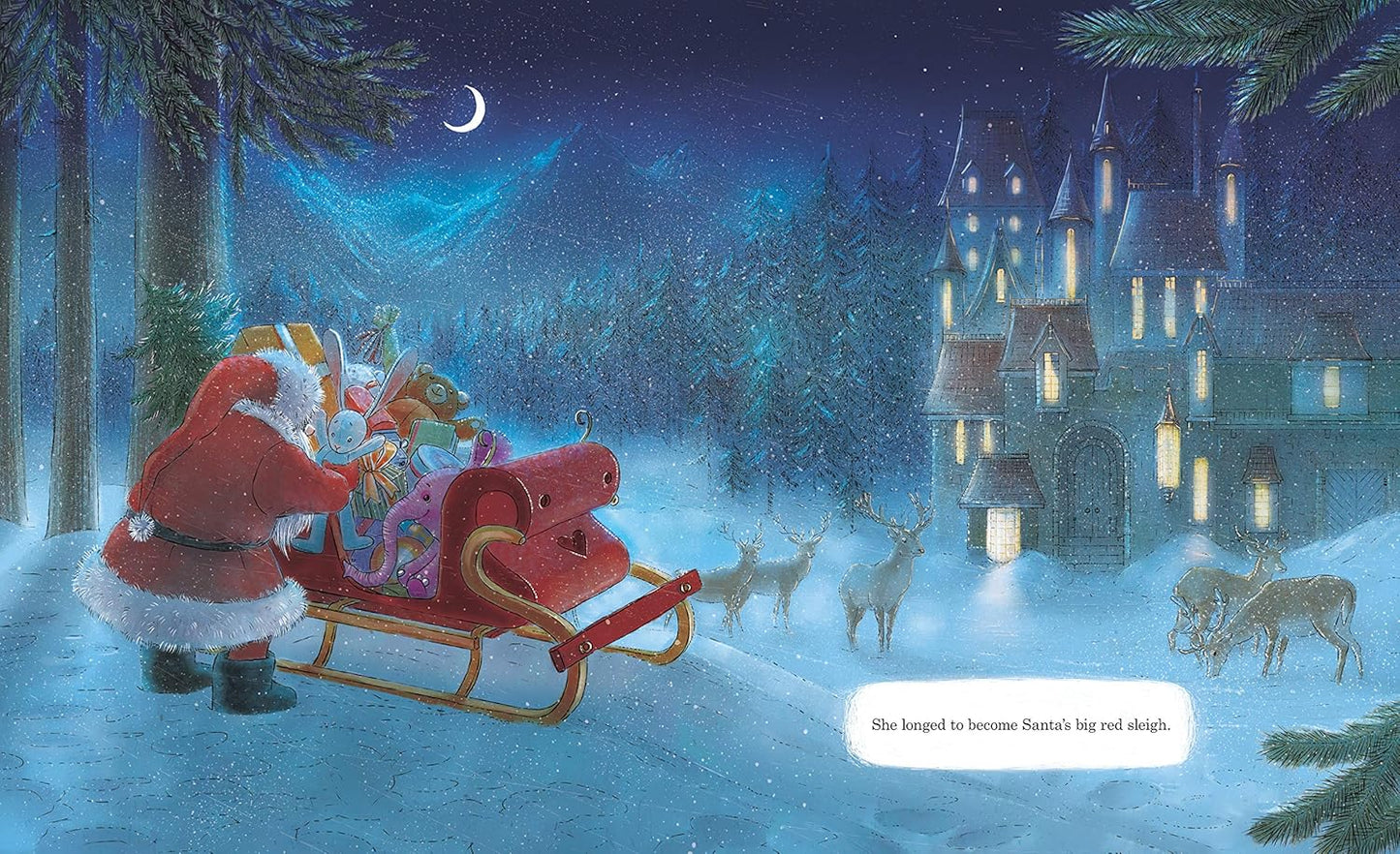 Little Red Sleigh: A Heartwarming Christmas Book For Children (Little Heroes, Big Hearts)