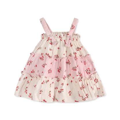 Bijou Tiered Floral Baby Dress And Bloomer