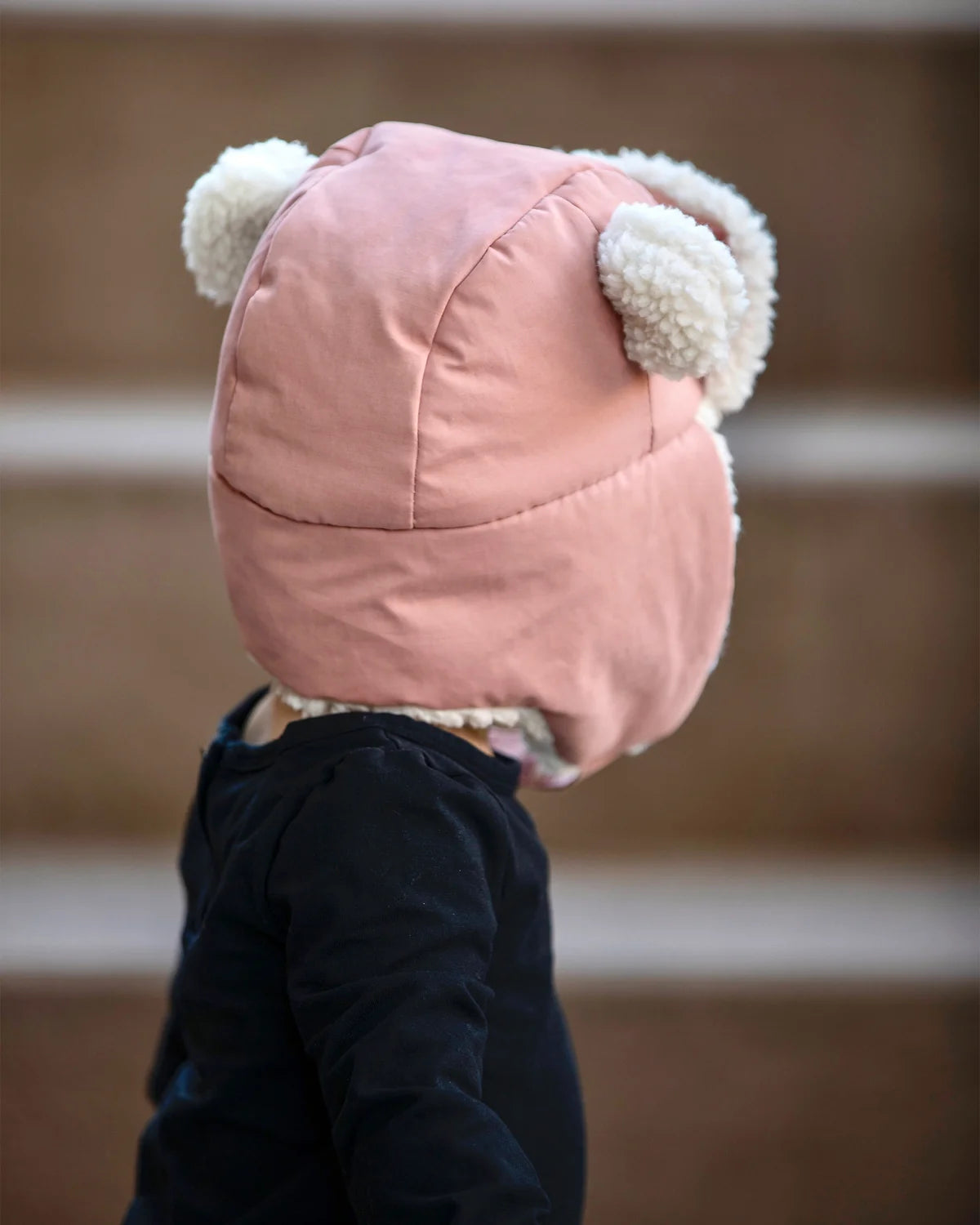 Benji Sherpa The Cub Hat Rose Dawn