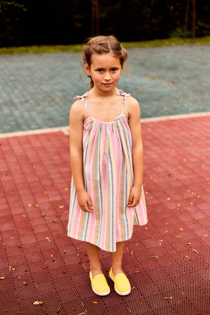 Bayadere Strap Dress