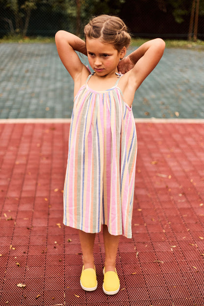 Bayadere Strap Dress