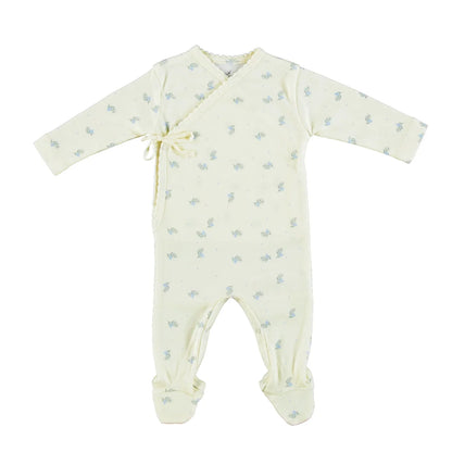 Aaron Wrap Overall Blue Branch