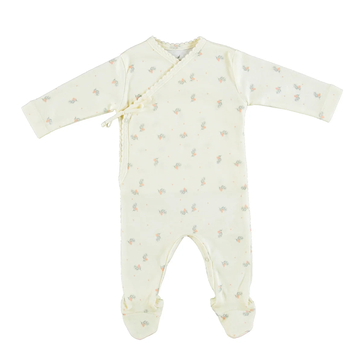 Ayla Wrap Overall Pink Branch