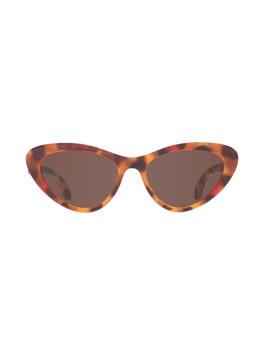 Classic Tortoise Cat-Eye I Amber Lenses