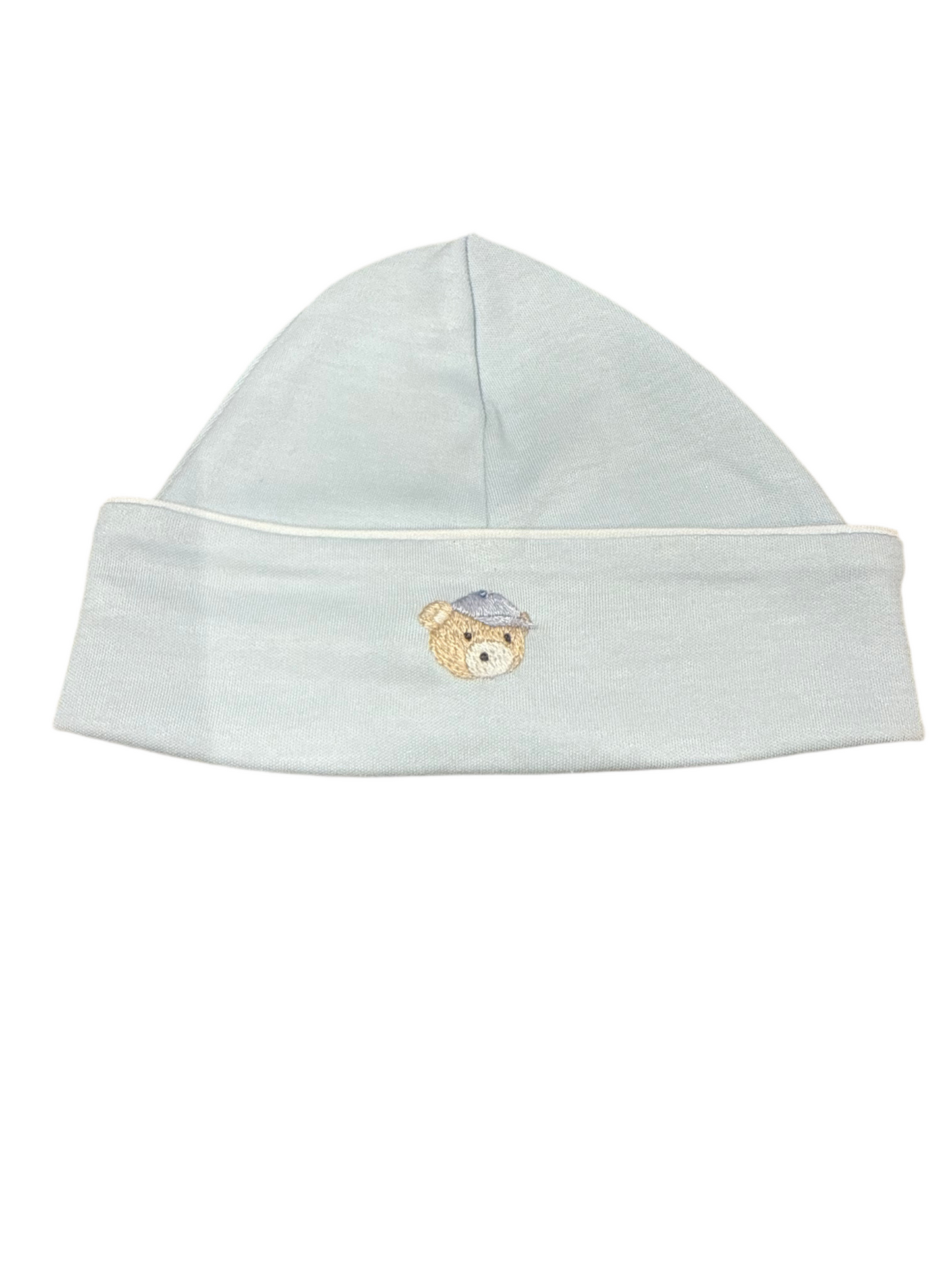 Golfing Bear - Blue Hat w/ Piping Trim