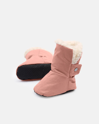 Benji Sherpa Baby Booties Rose Dawn