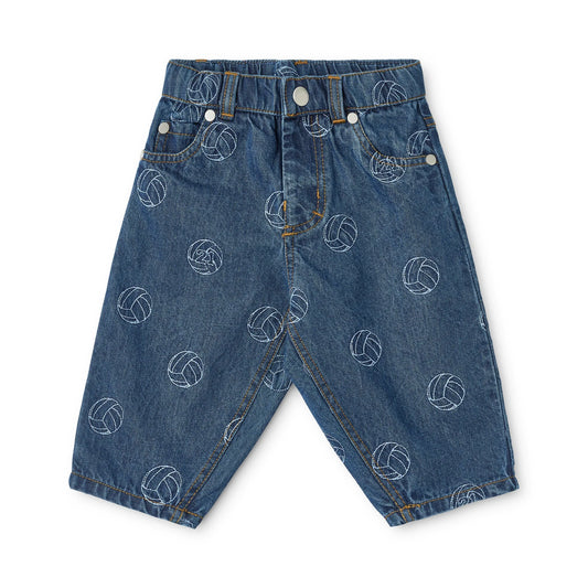 Carl Jeans Dark Blue Soccer Ball