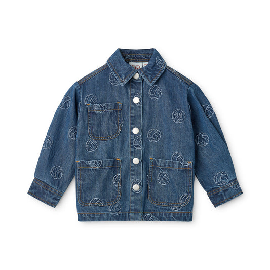 Carl Overshirt Dark Blue Soccer Ball
