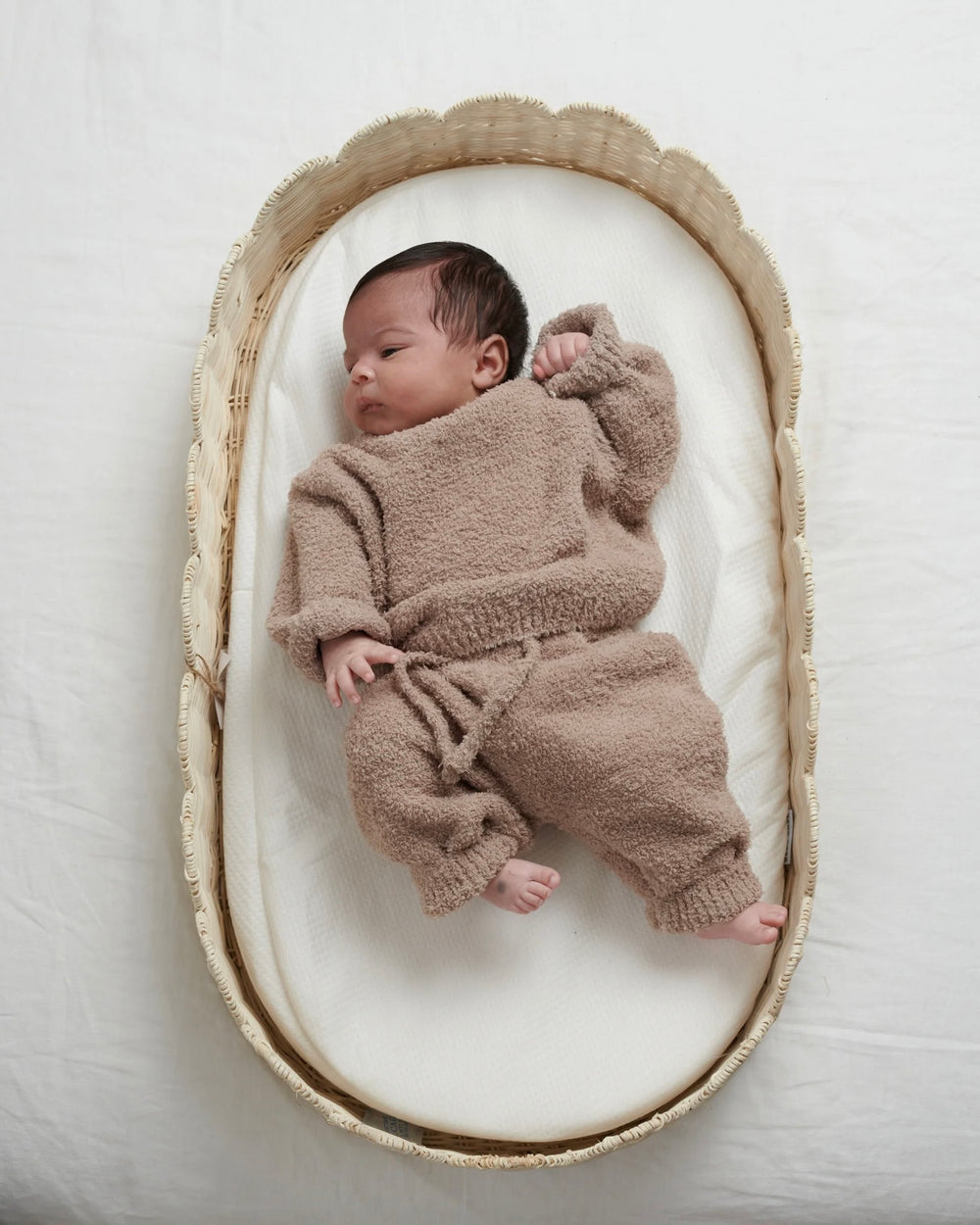Fuzzy Boxy Lounge Pants - Taupe