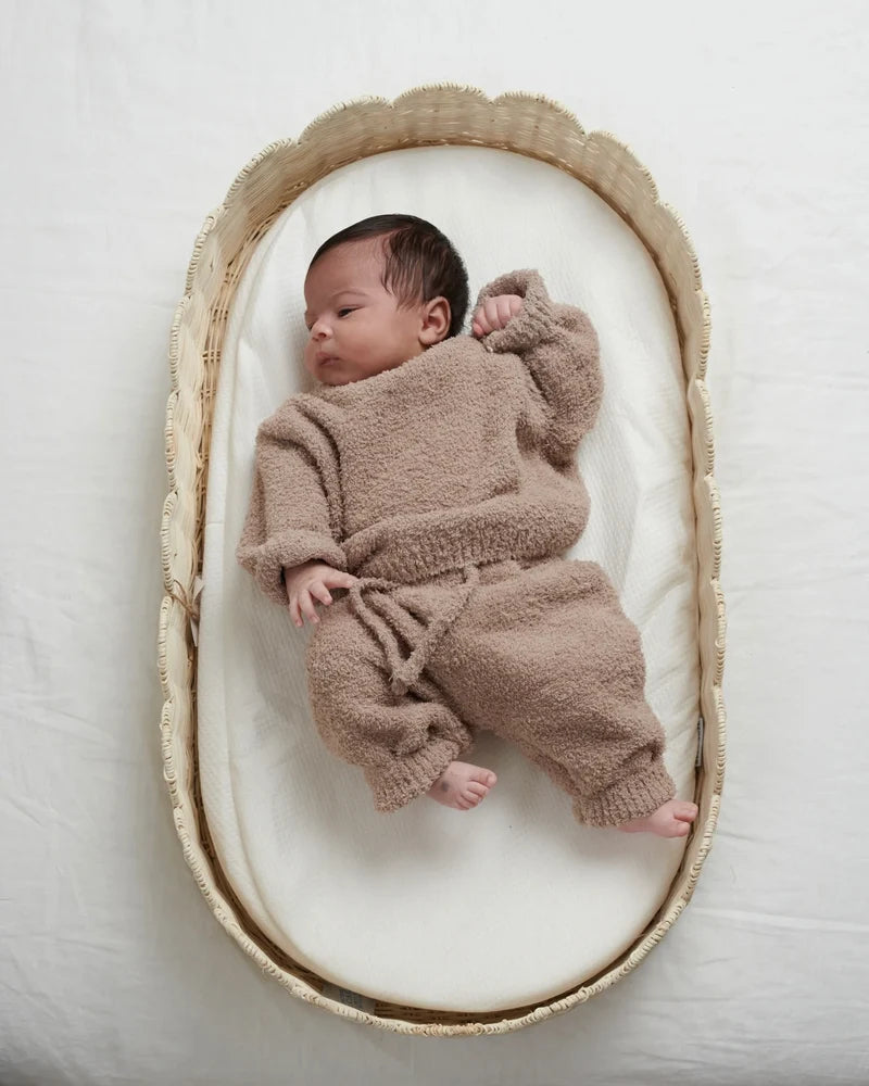 Fuzzy Lounge Pants Taupe