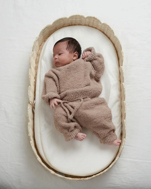 Fuzzy Lounge Pants Taupe