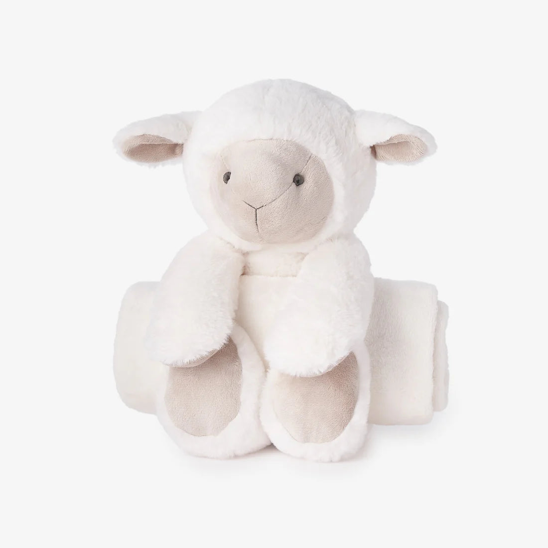 Lamb Bedtime Huggie Plush with Blanket