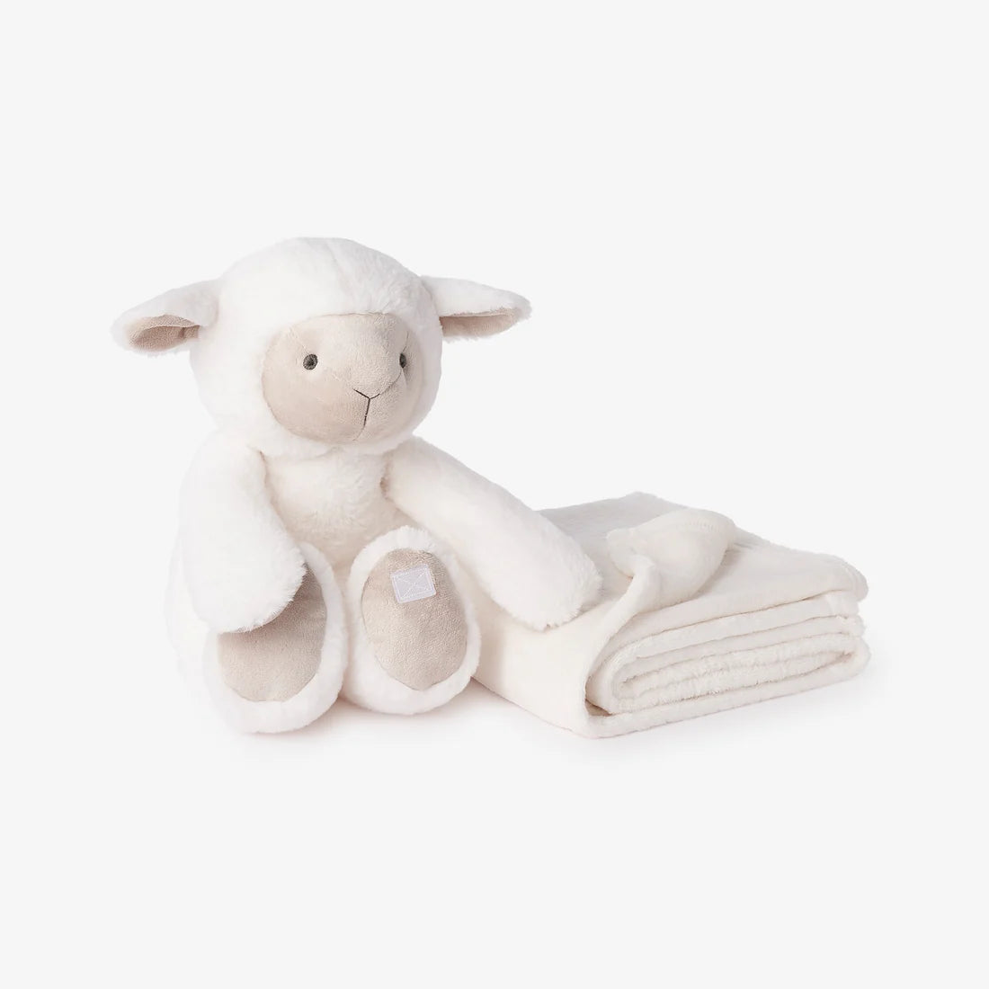 Lamb Bedtime Huggie Plush with Blanket