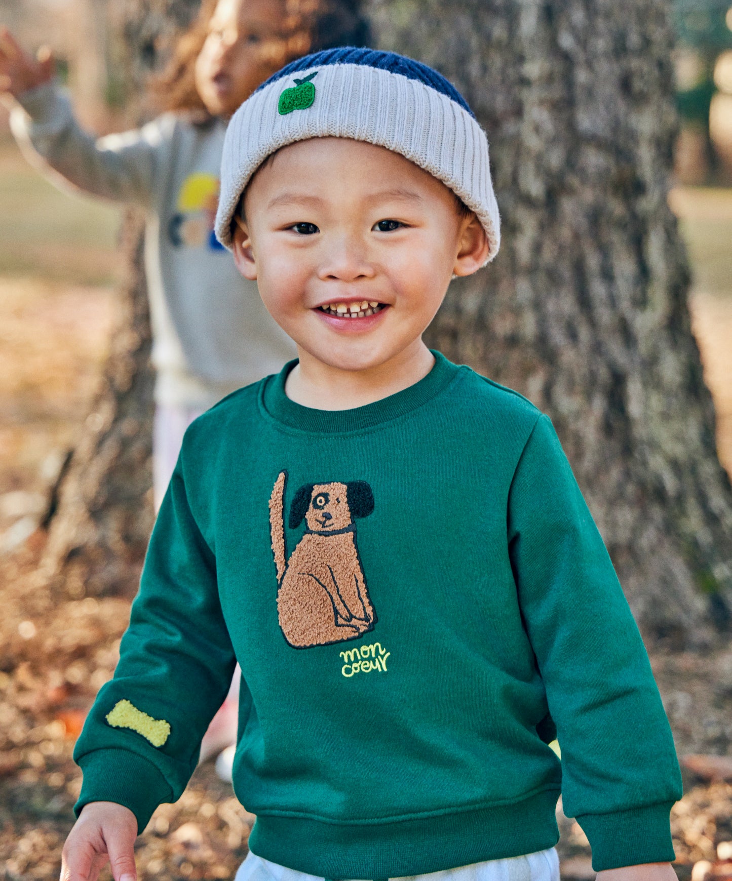 Recycled Cotton Spot Baby Sweatshirt